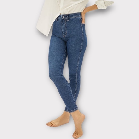 Everlane The Way High Clean Front Skinny Jean Vintage Blue NWT